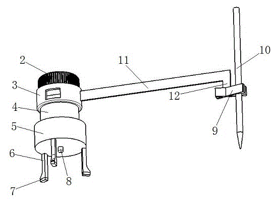 Laser positioning compass