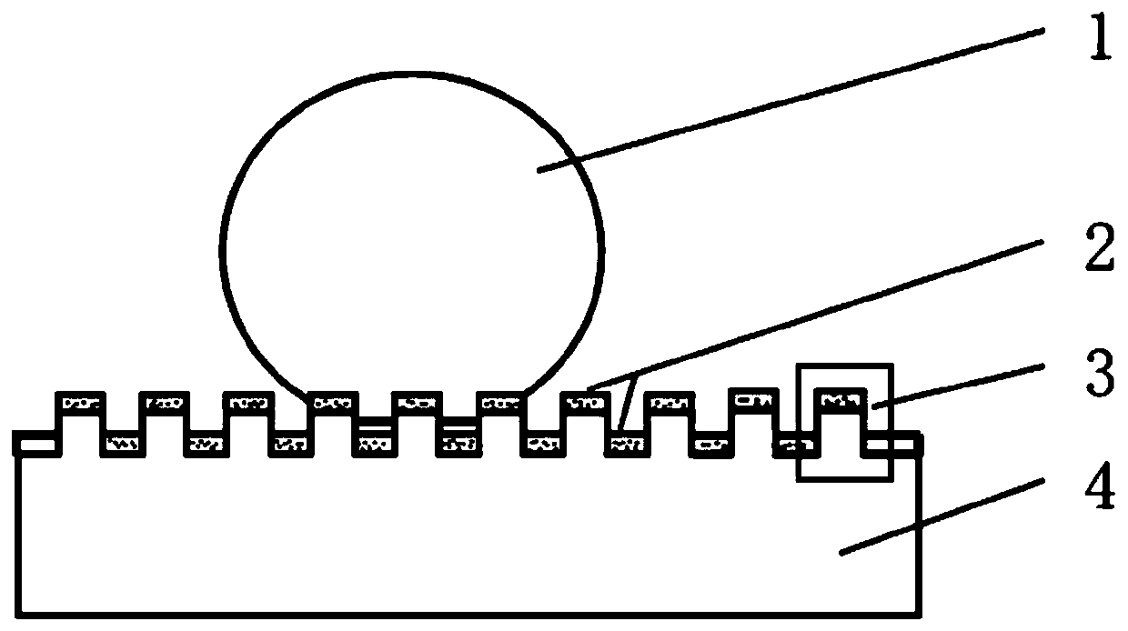 Degradable drug-eluting stent with hydrophobic structure on surface and manufacturing method thereof