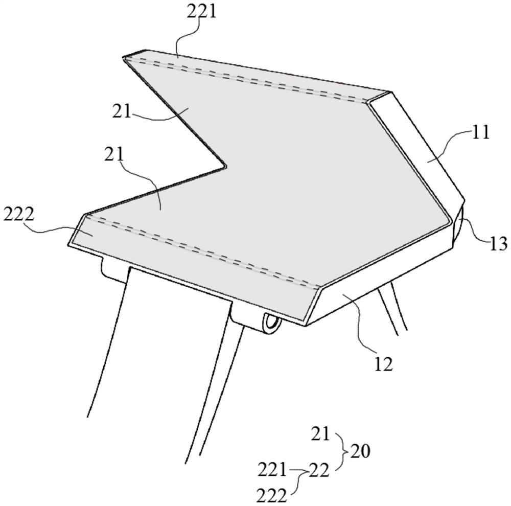 Folding intelligent wearable device with flexible screen and screen control method