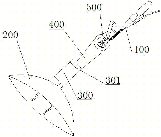 Garage pickup device for sanitation workers and using method thereof