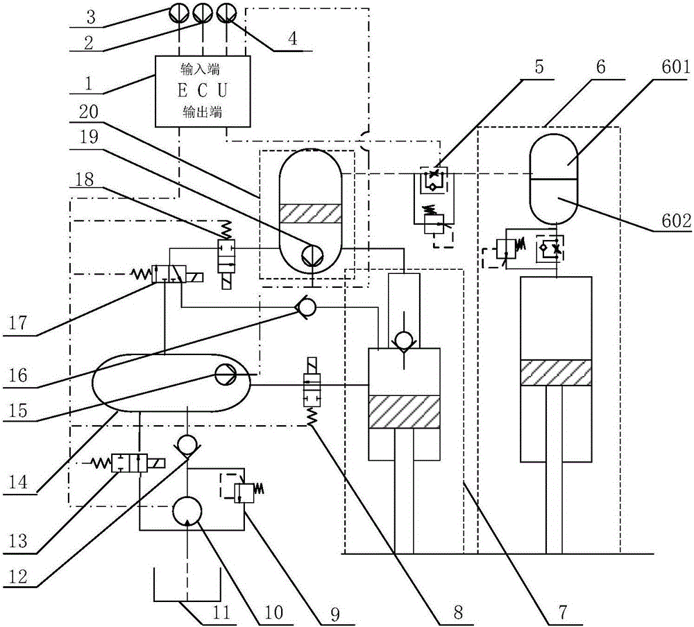 Oil-gas suspension with volume-variable additional gas chamber and control method of oil-gas suspension