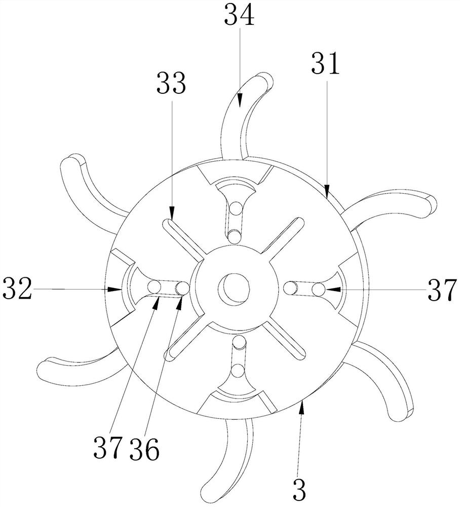 Quantitative filling device for PE (polyethylene) film master batch production and processing