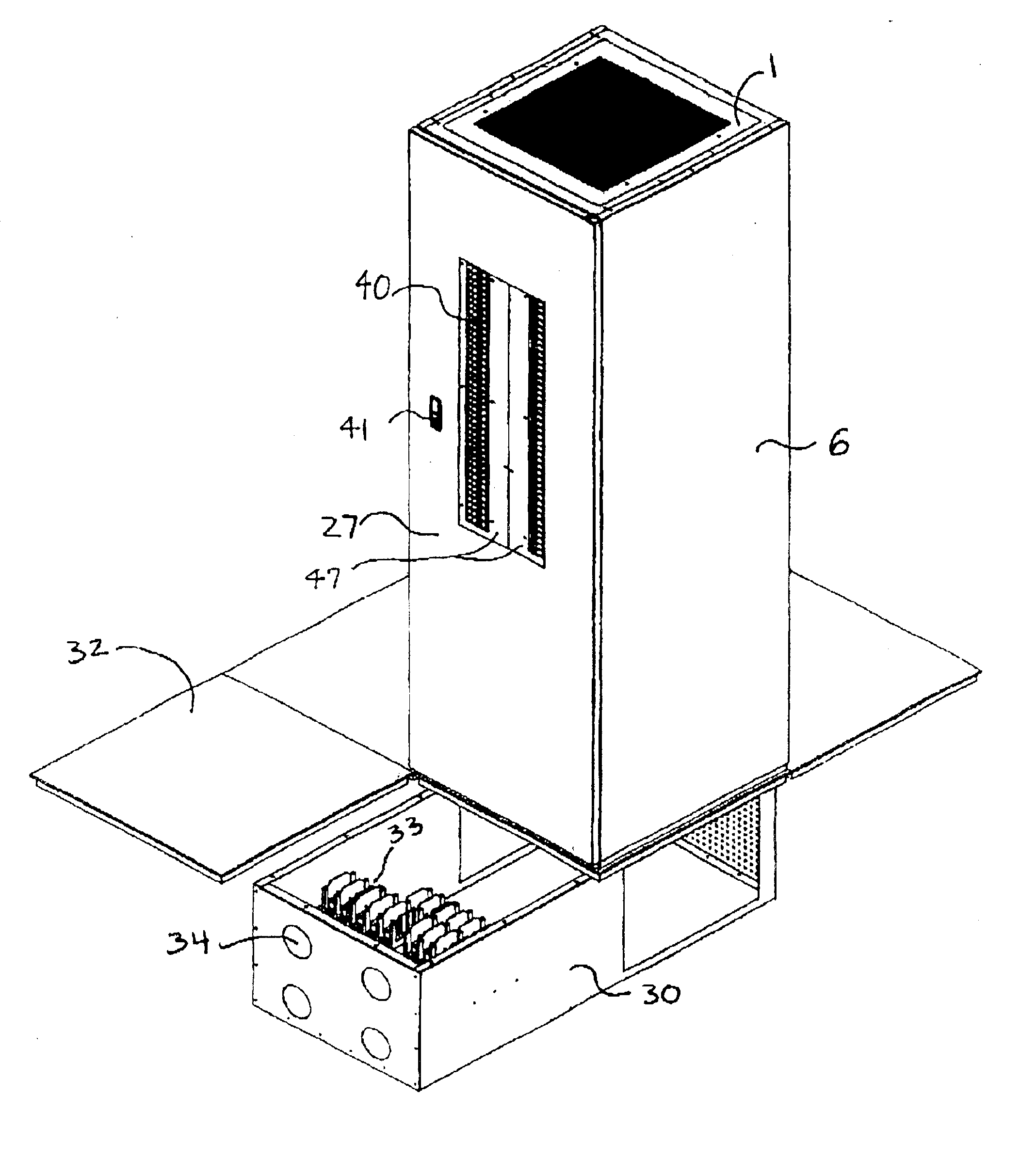 Remote distribution cabinet