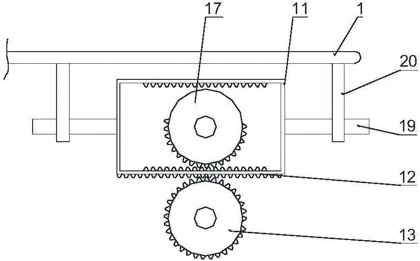 Vomit collection device with function of adjusting clapping intensity for medical care