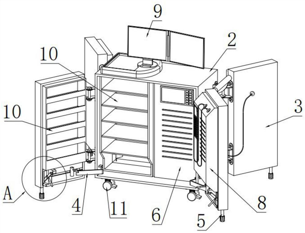 Multifunctional clinical examination and diagnosis device for department of cardiology