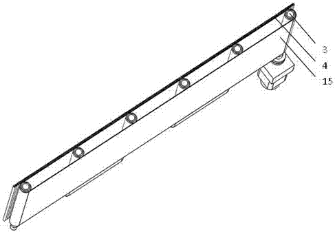 Conveying mechanism used for cylinder side face defect visual inspection