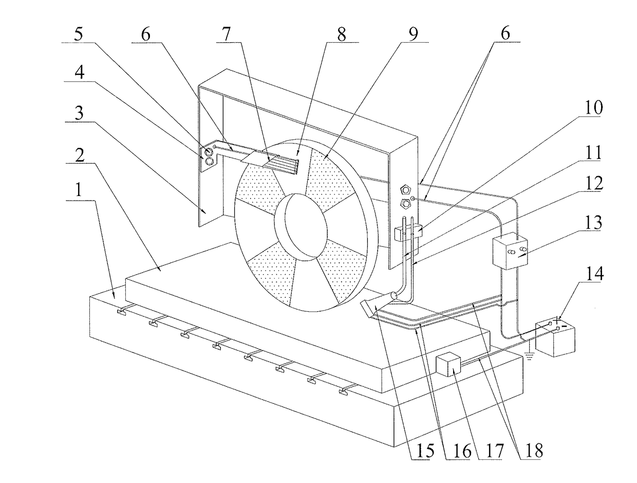 Minimal quantity lubrication grinding device integrating nanofluid electrostatic atomization with electrocaloric heat pipe