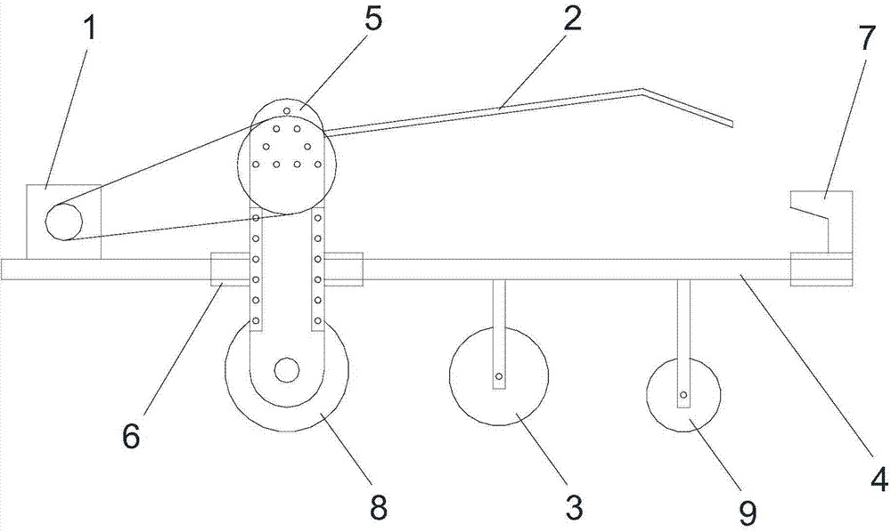 Posture-variable multifunctional tiller