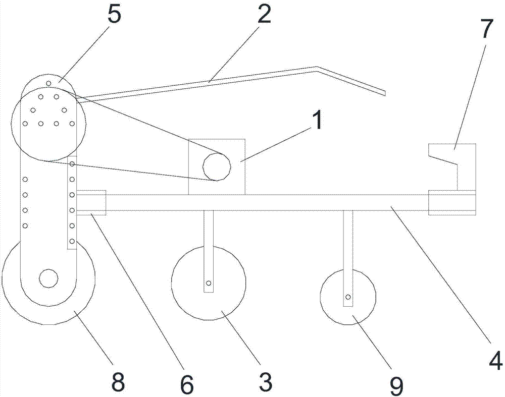 Posture-variable multifunctional tiller