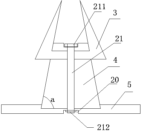 Pin for illuminating bus duct plug box