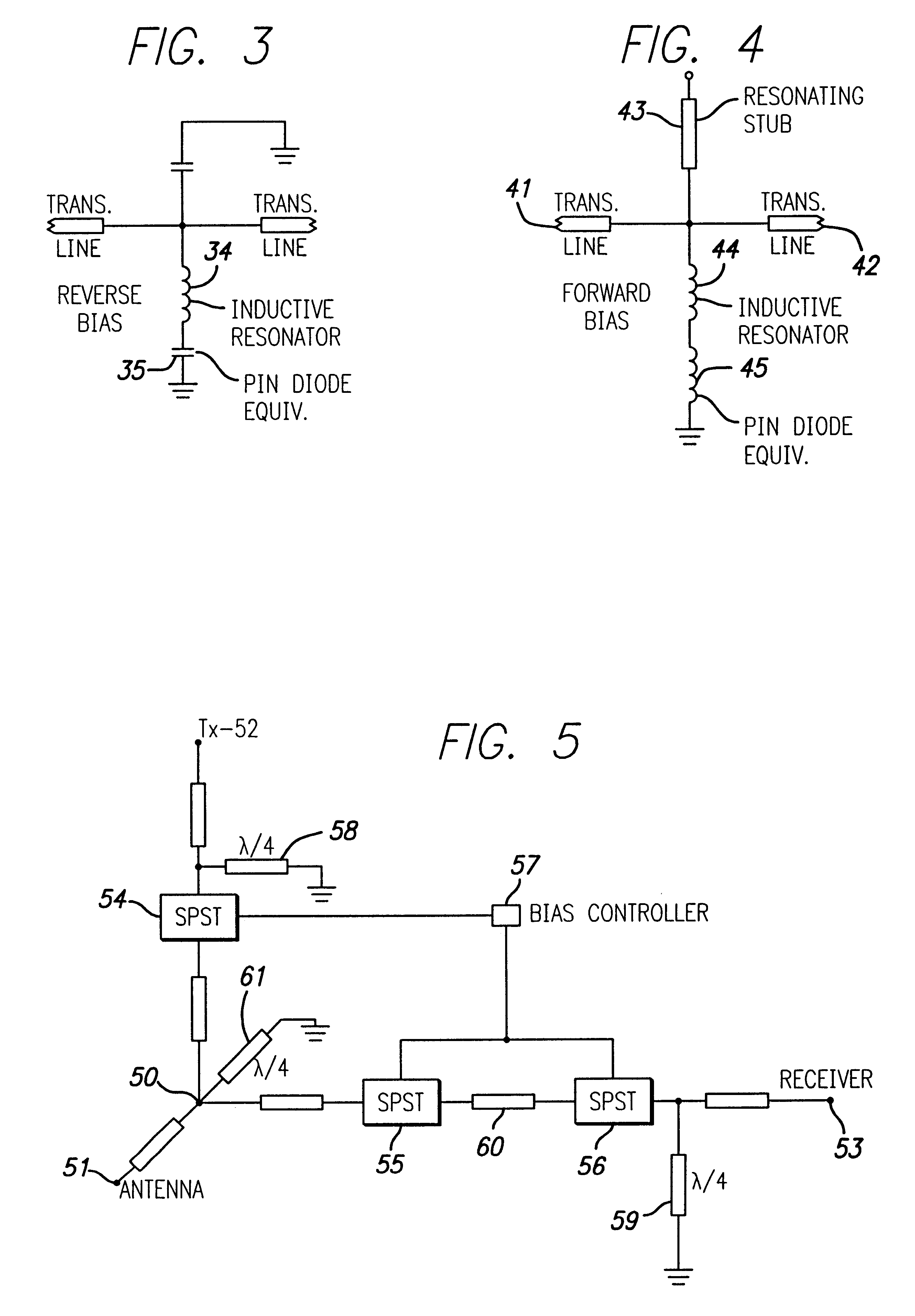 High power pin diode switch