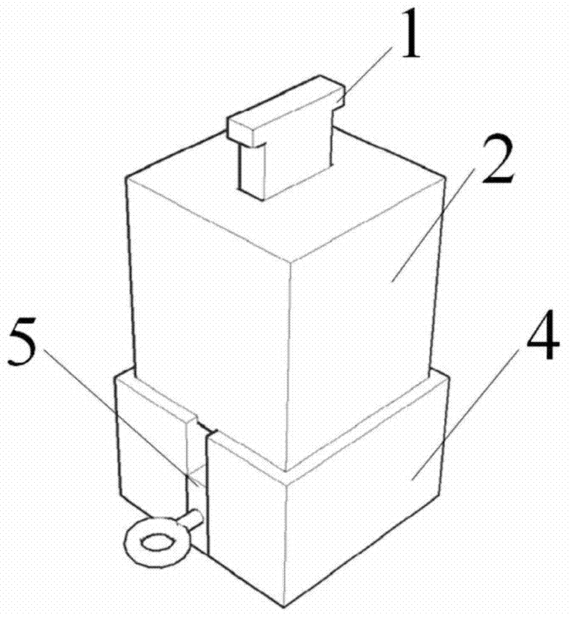 Reciprocating extrusion upsetting device and its using method and application