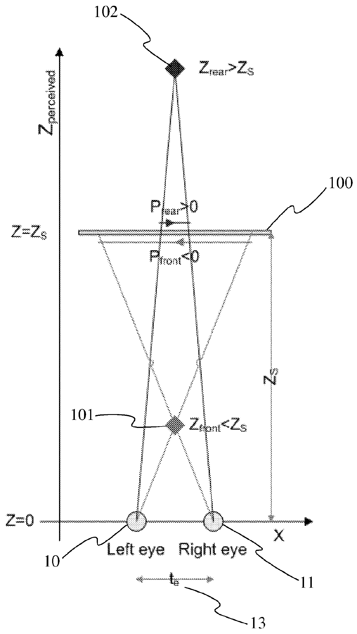 Method for processing a stereoscopic image comprising a black band and corresponding device