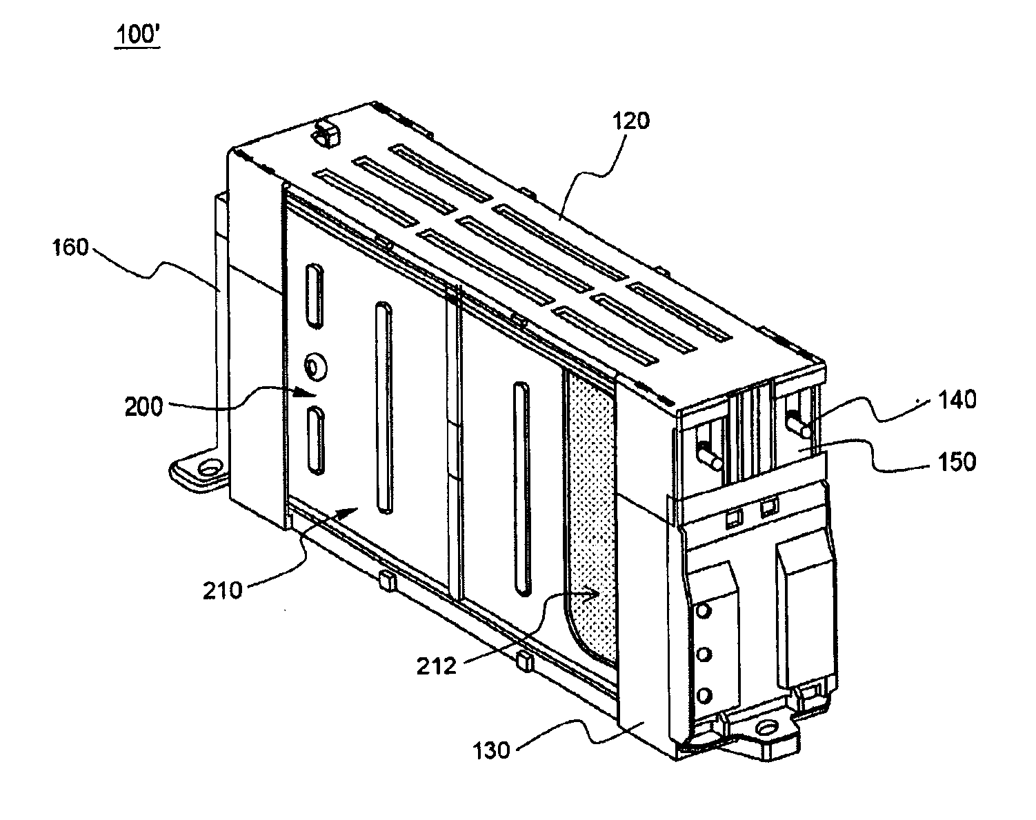 Battery module of improved safety and middle or large-sized battery pack containing the same