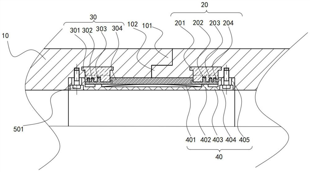 Waterproof pipe gallery with good sealing performance