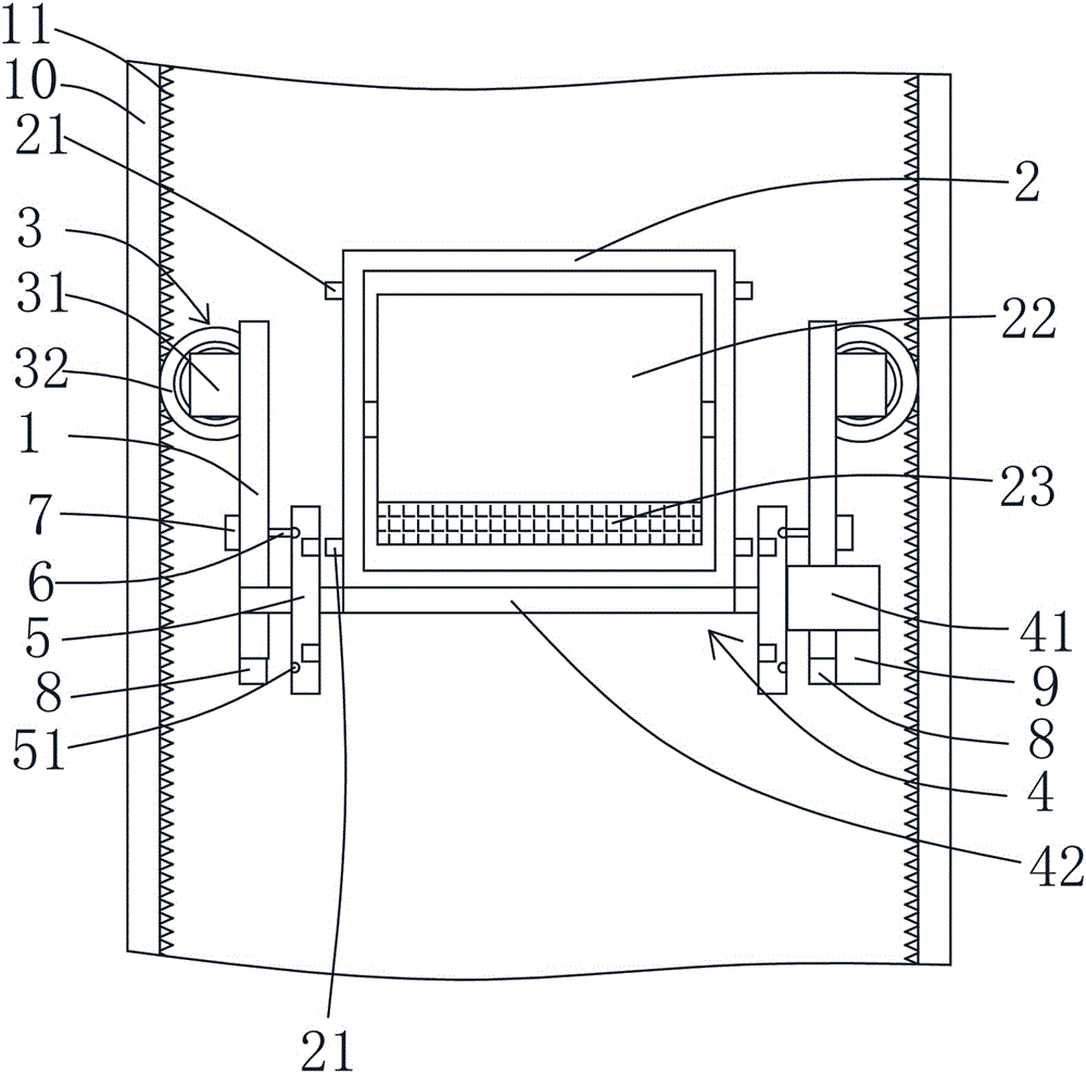 Single-channel bidirectional transferring cart of hospital logistics system