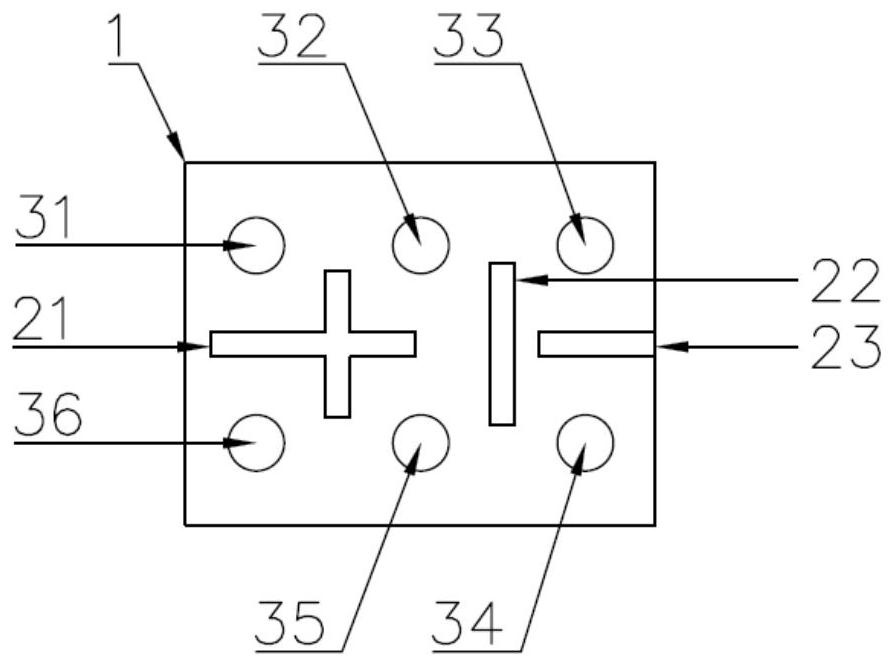 Ceramic filter with double-blind-groove capacitive coupling structure