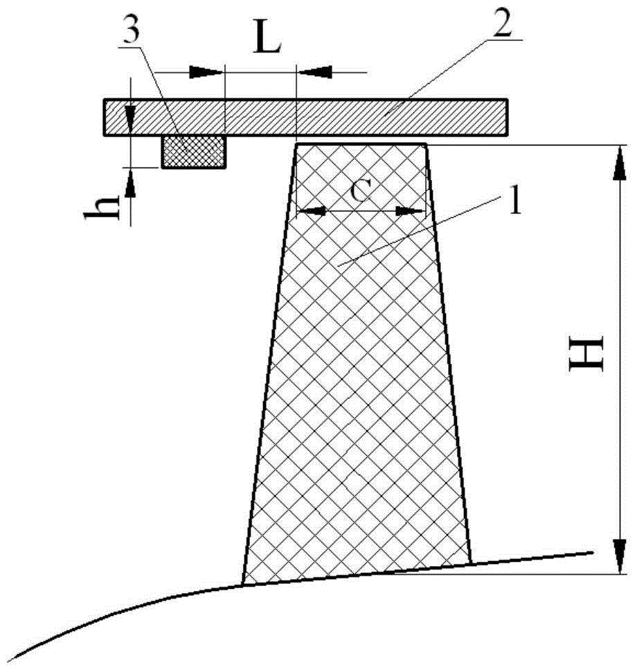 A super/transonic compressor with a front sharp blunt trailing edge body and its design method