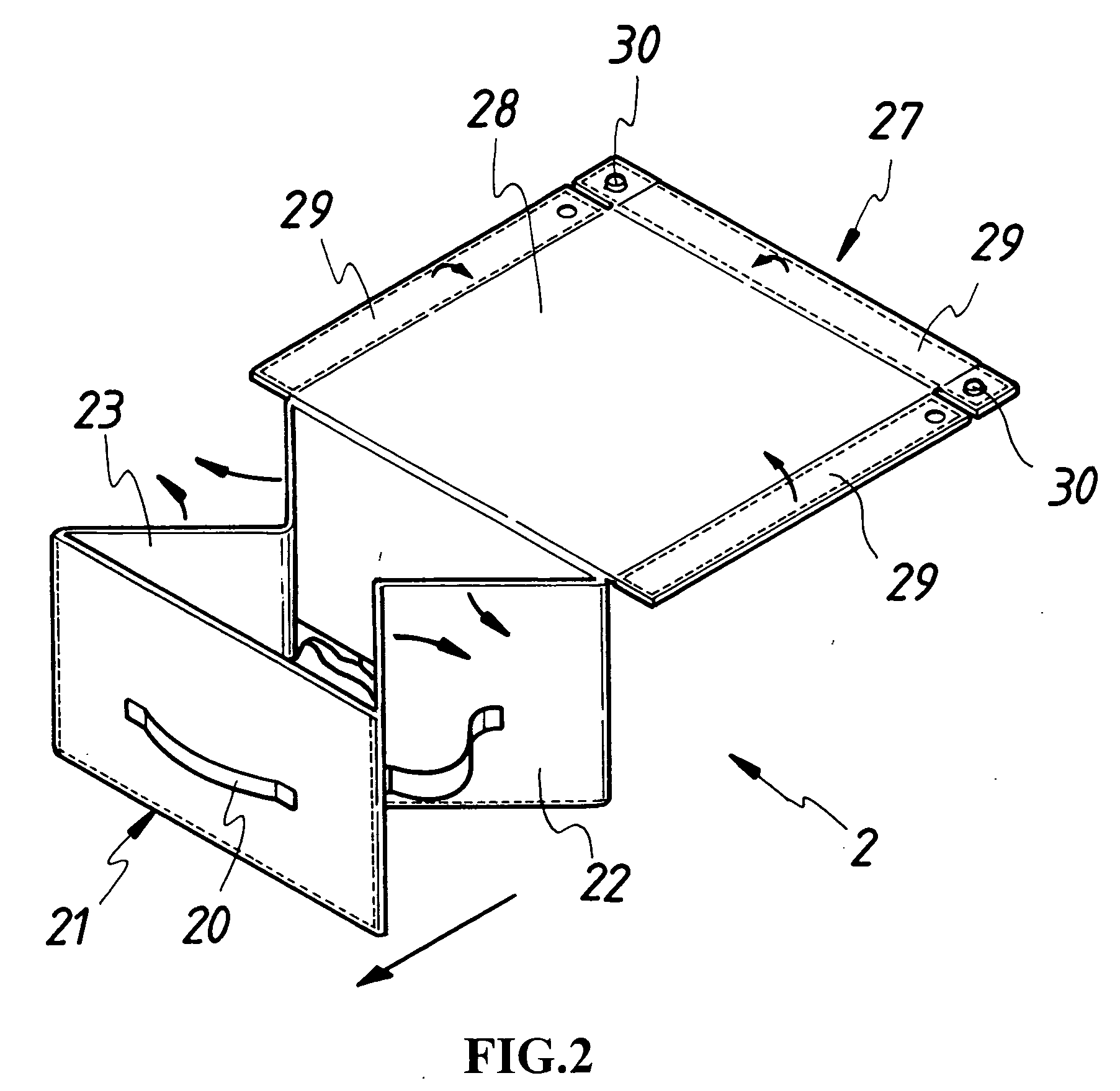 Combined storage apparatus