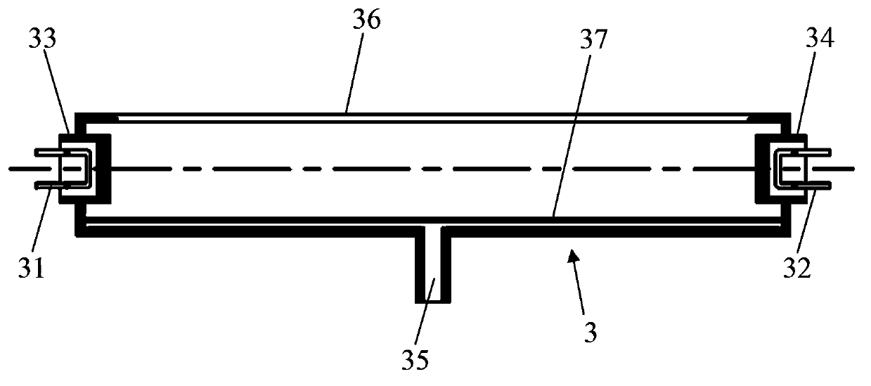 Wide-beam ion source device used for ion implanter