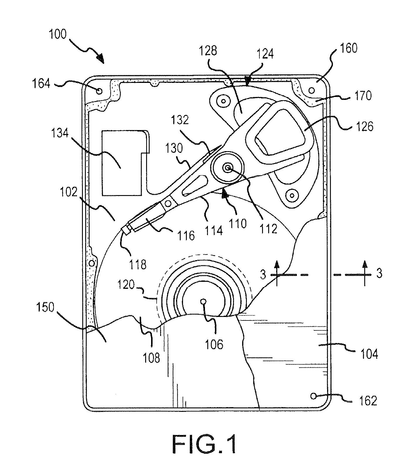 Two-stage sealing of a data storage assembly housing to retain a low density atmosphere