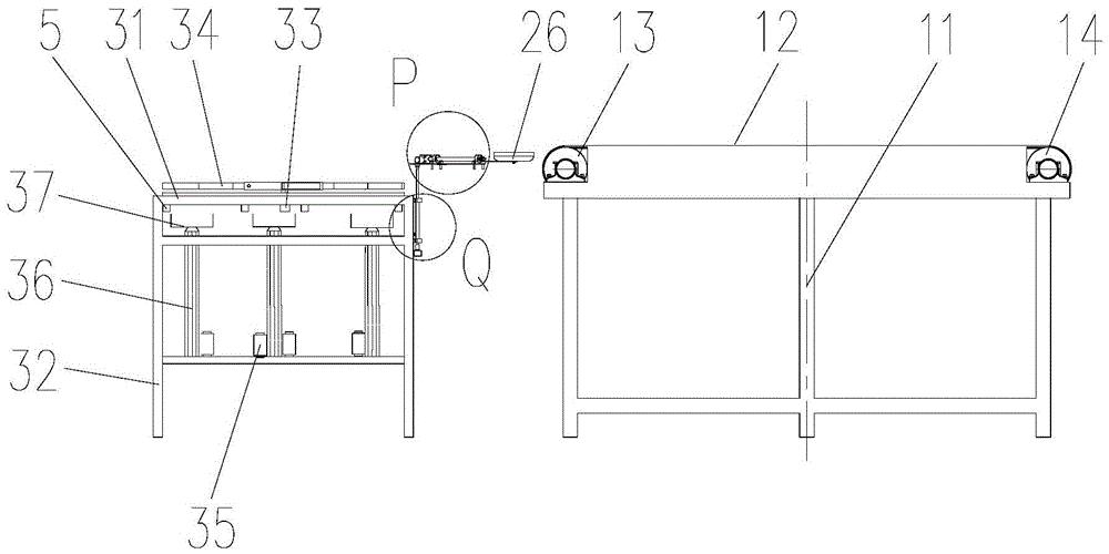 A device for automatically recycling tableware in collective restaurants