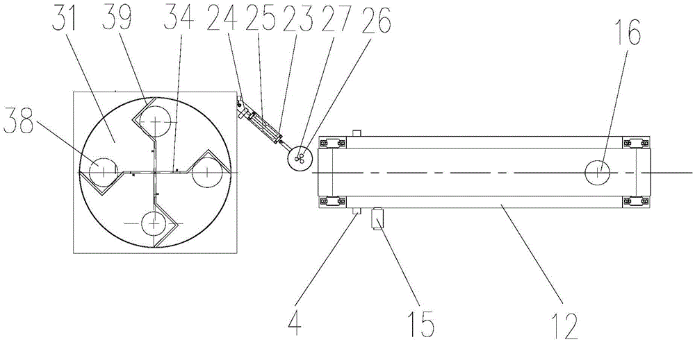 A device for automatically recycling tableware in collective restaurants