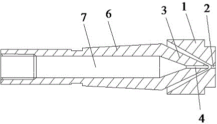 Adjustable tightly packaged optical fiber extrusion molding mold