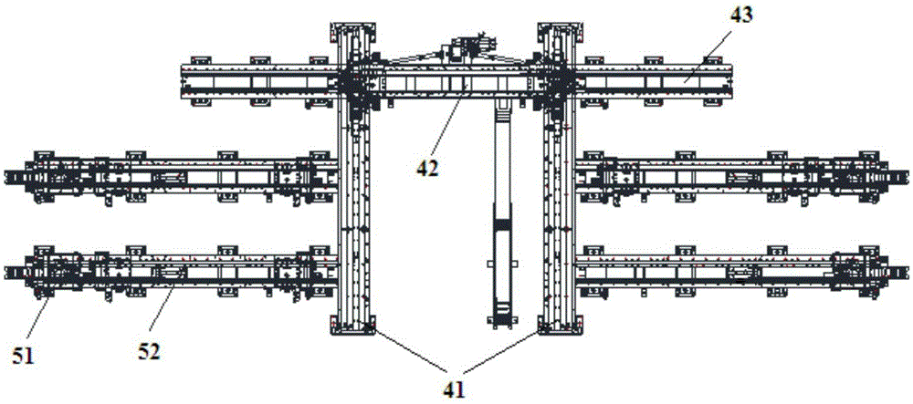 Overall assembling system and method achieving multi-vehicle free switching