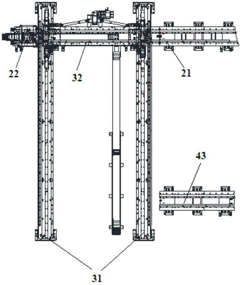 Overall assembling system and method achieving multi-vehicle free switching