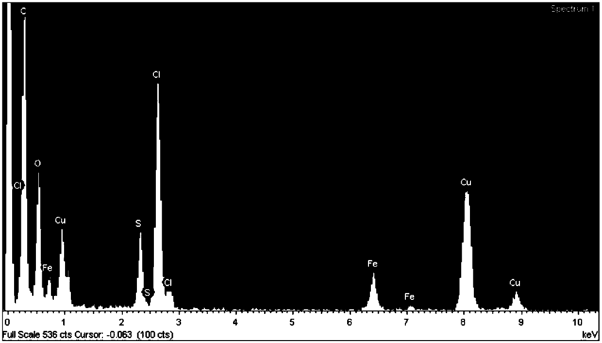 Preparation method of green synthesis of nano zero-valent iron with extraction liquid of nephrolepis auriculata and application of the nano zero-valent iron