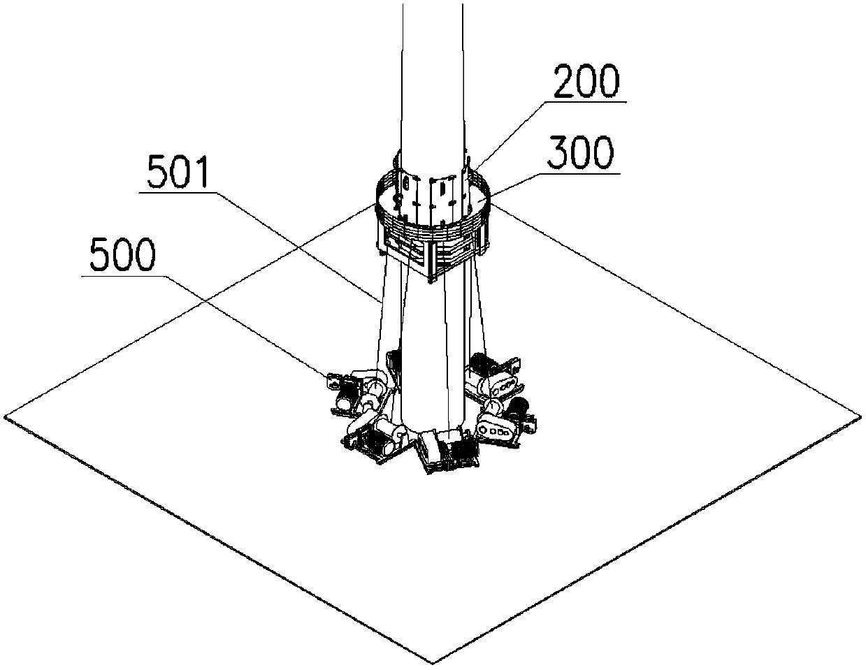 A kind of hoisting equipment and construction method of wind power generating set