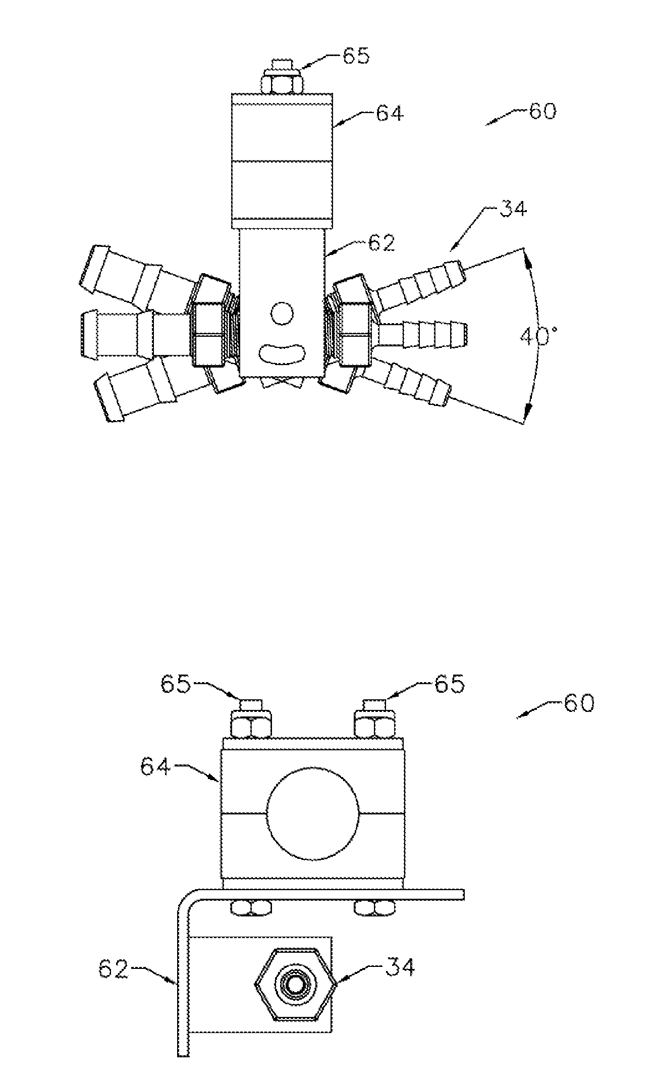 Fluid Dispensing System and Method for Concrete Mixer