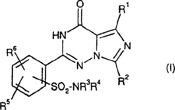 2-phenyl-substituted imidazo-triazone used as phosphodiesterase inhibitor