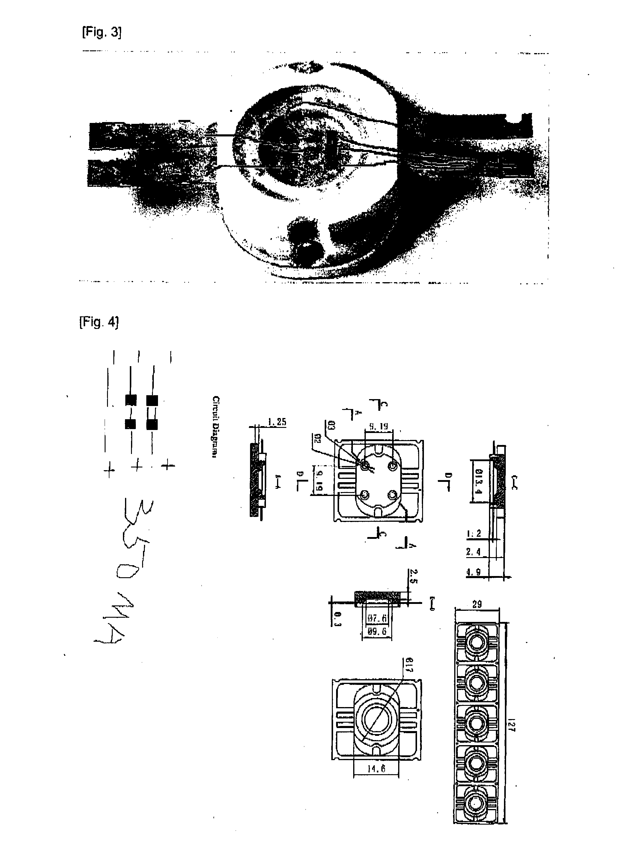 RGB LED package for optimized emissions of photosynthetically active radiation