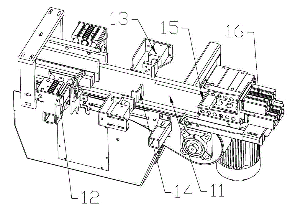 Integrated grabbing and conveying device for yoghourt package units