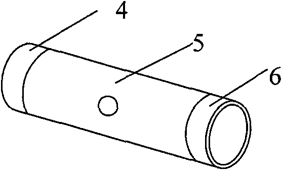 Graphite tube used for graphite furnace atomic absorption spectrophotometer and preparation method thereof