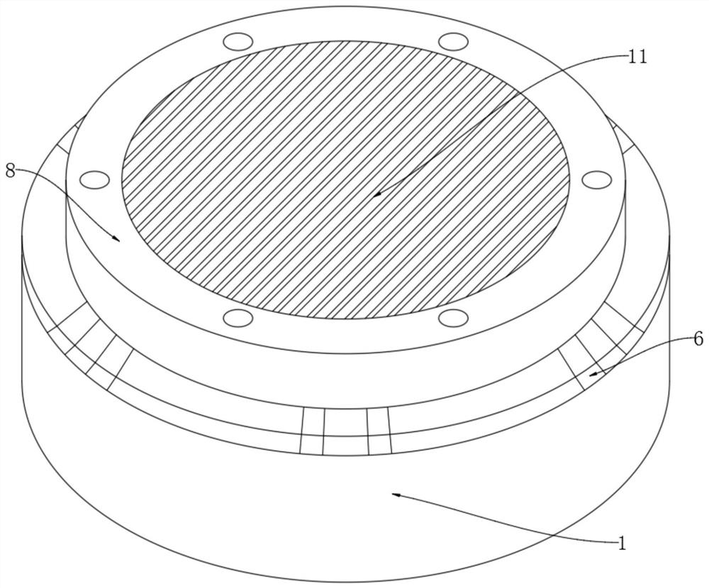 Broadband miniature electromagnetic vibration energy collector auxiliary device