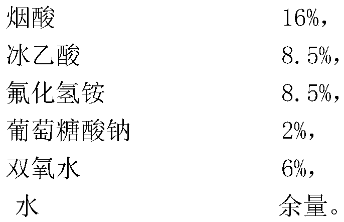 Precise water system descaling agent and preparation method thereof