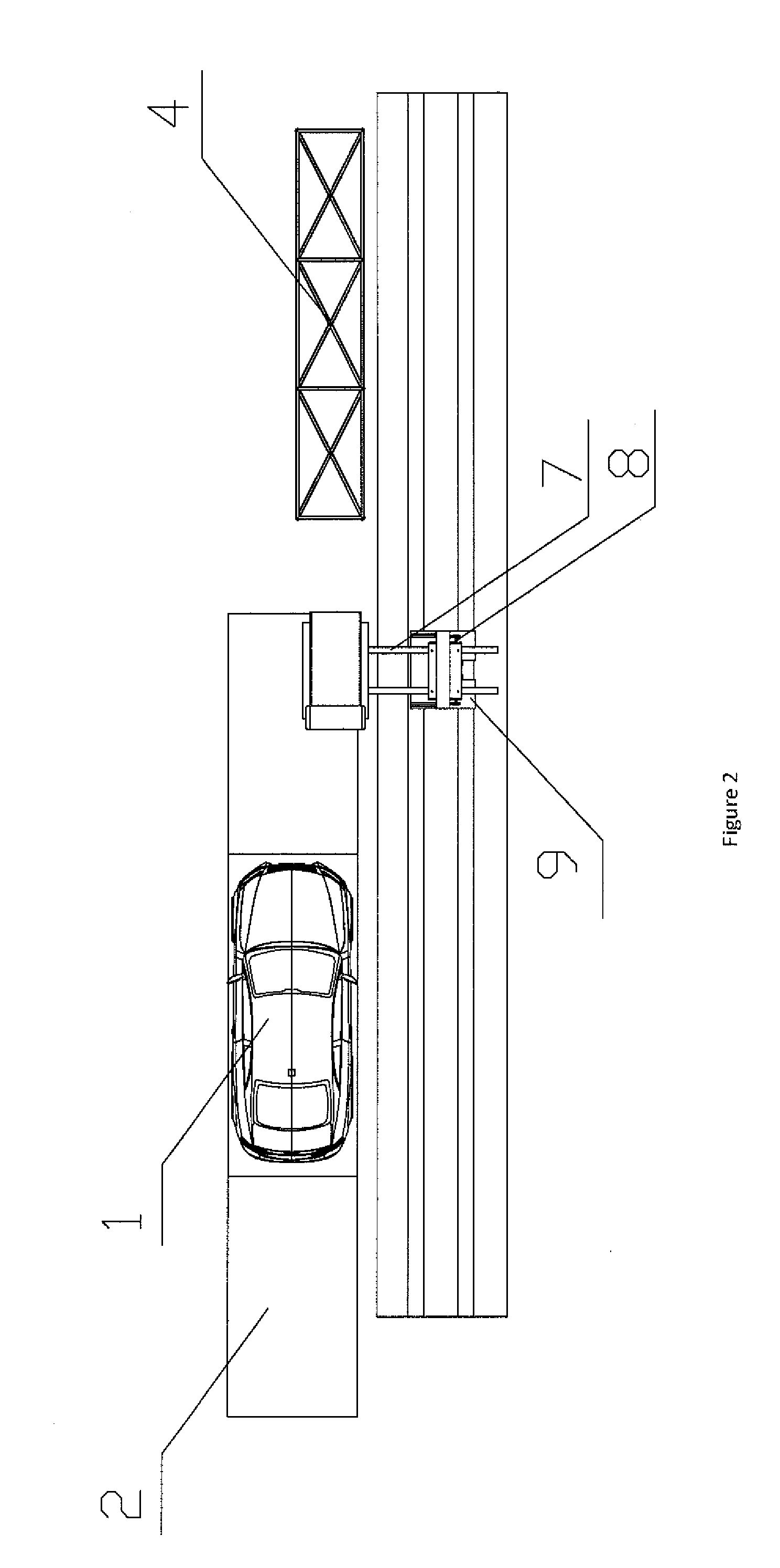 Battery quick-change system of electric passenger car chassis based on the cartesian coordinate robot