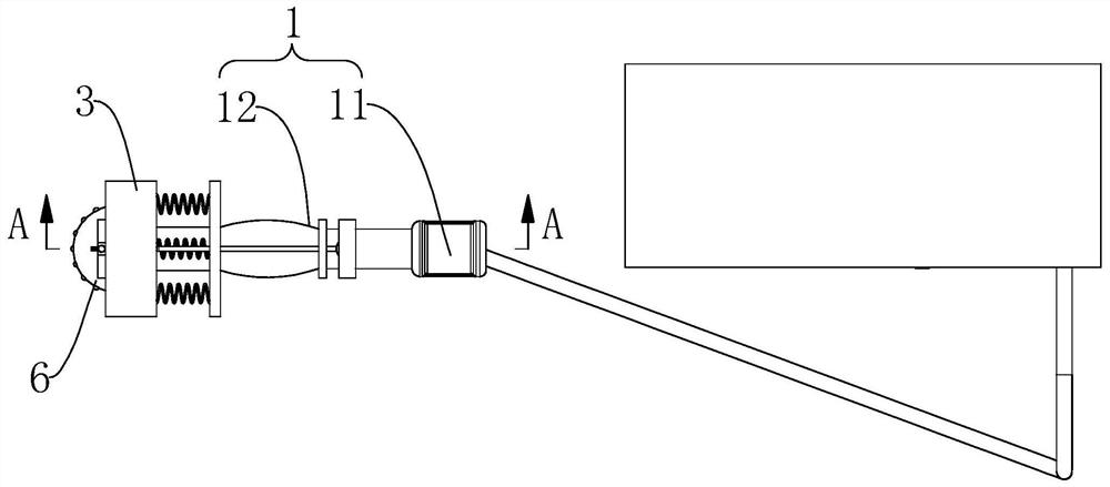 Extracorporeal shock wave treatment device