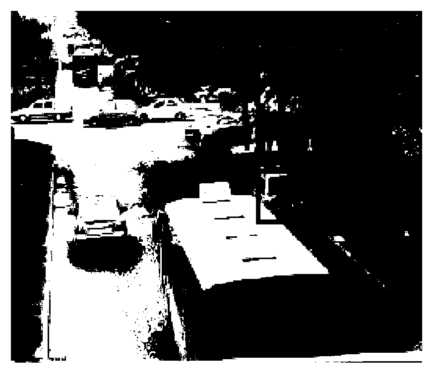 Parking event detecting method based on double tracking system