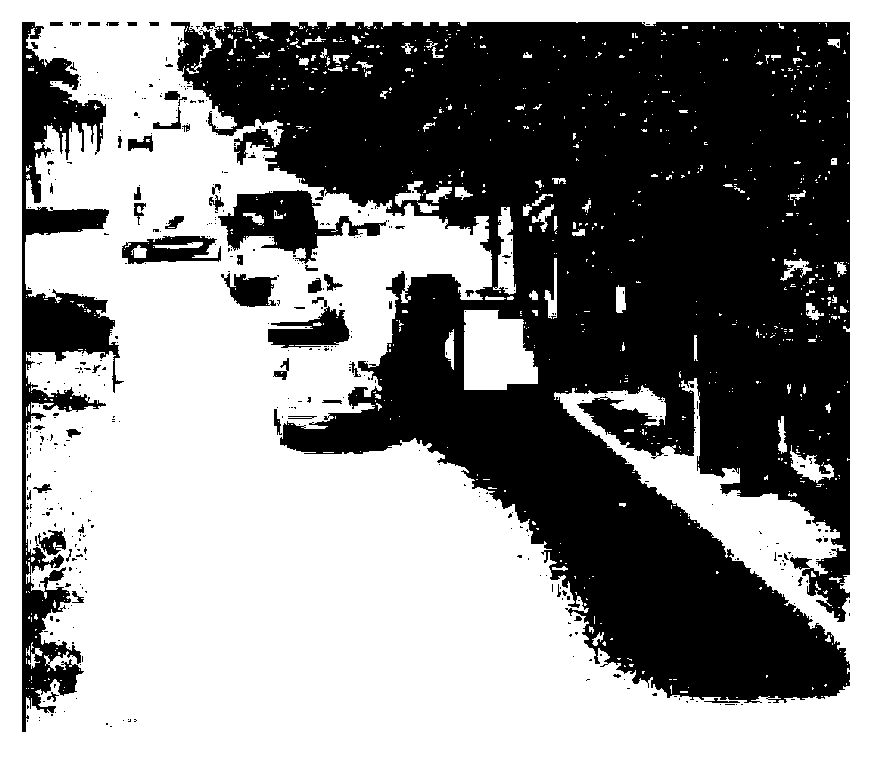 Parking event detecting method based on double tracking system