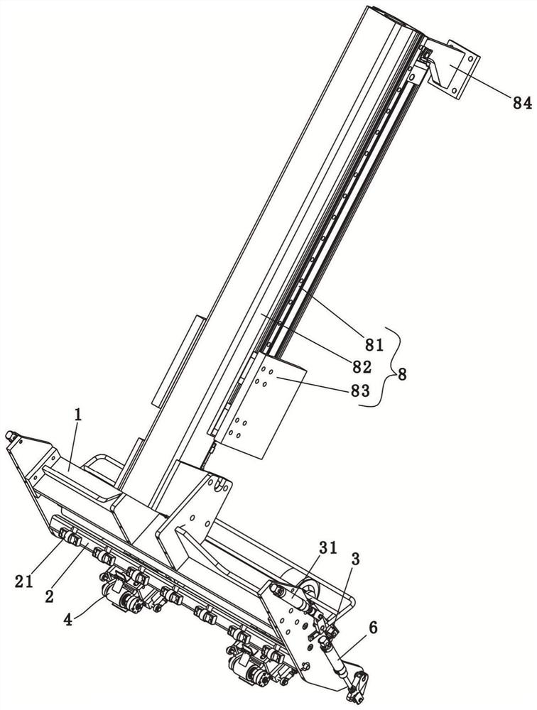 Slitting structure and unreeling machine