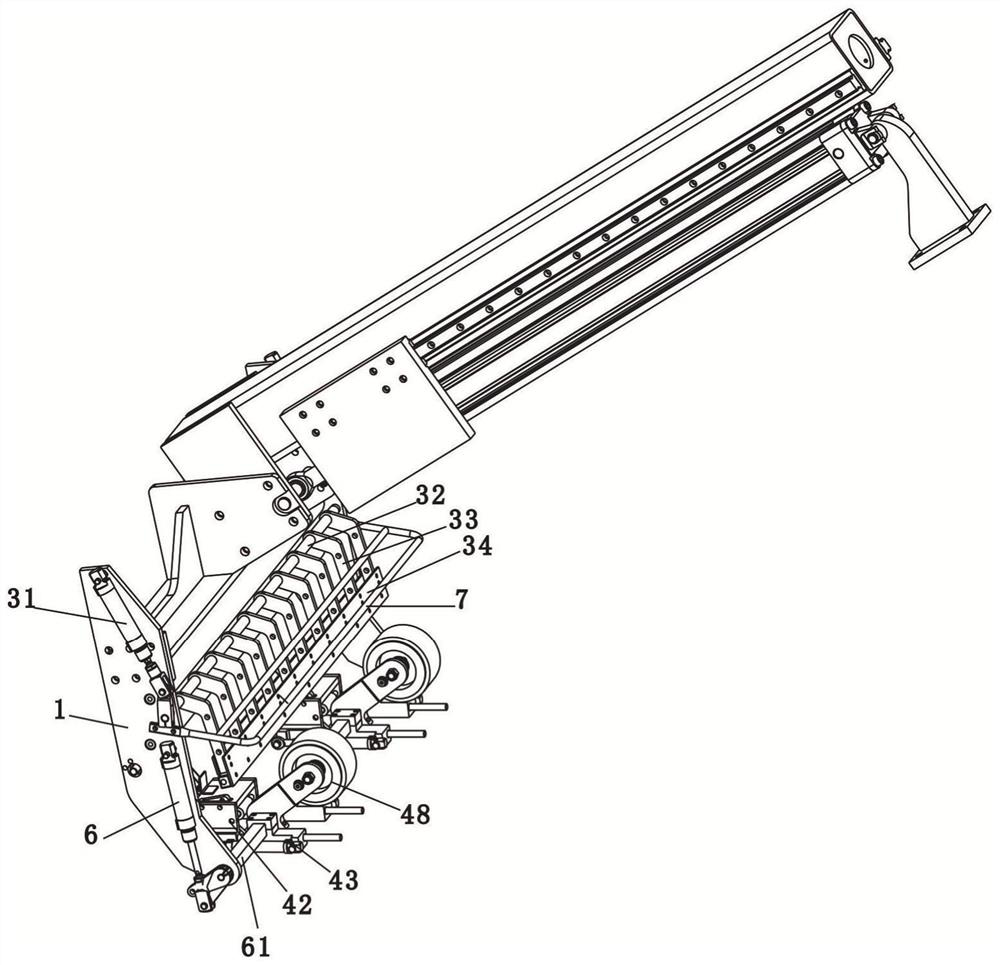 Slitting structure and unreeling machine