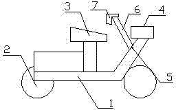 Resisting-type battery bicycle