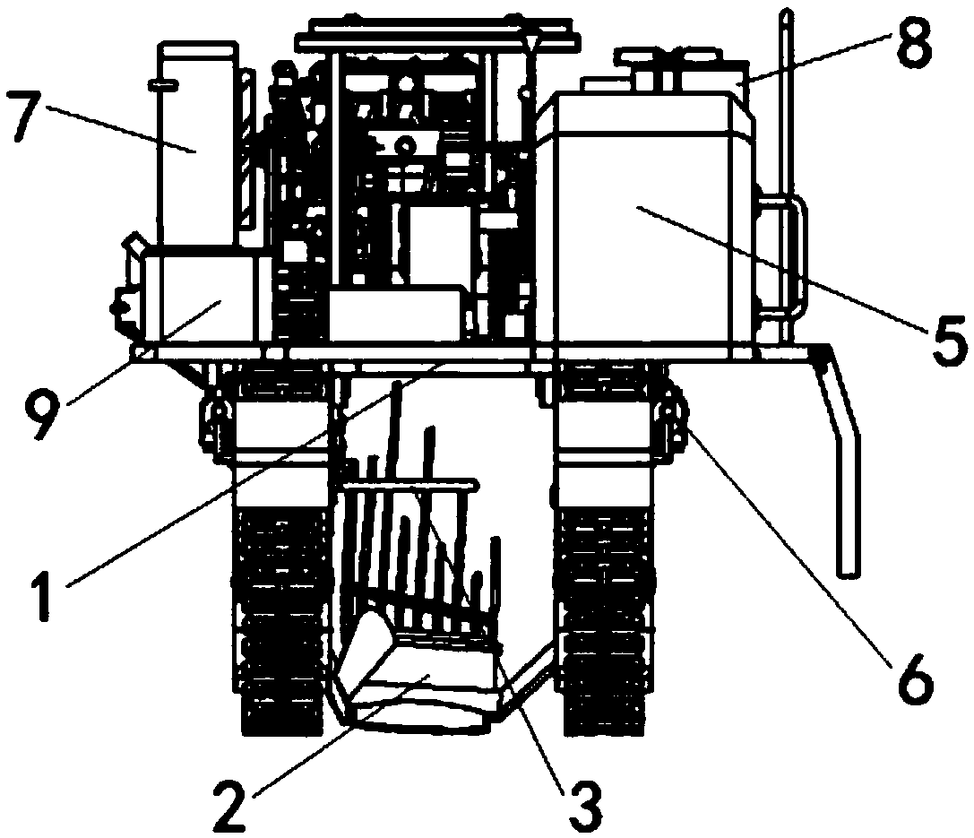 Sectioned type allium fistulosum harvester and harvesting method