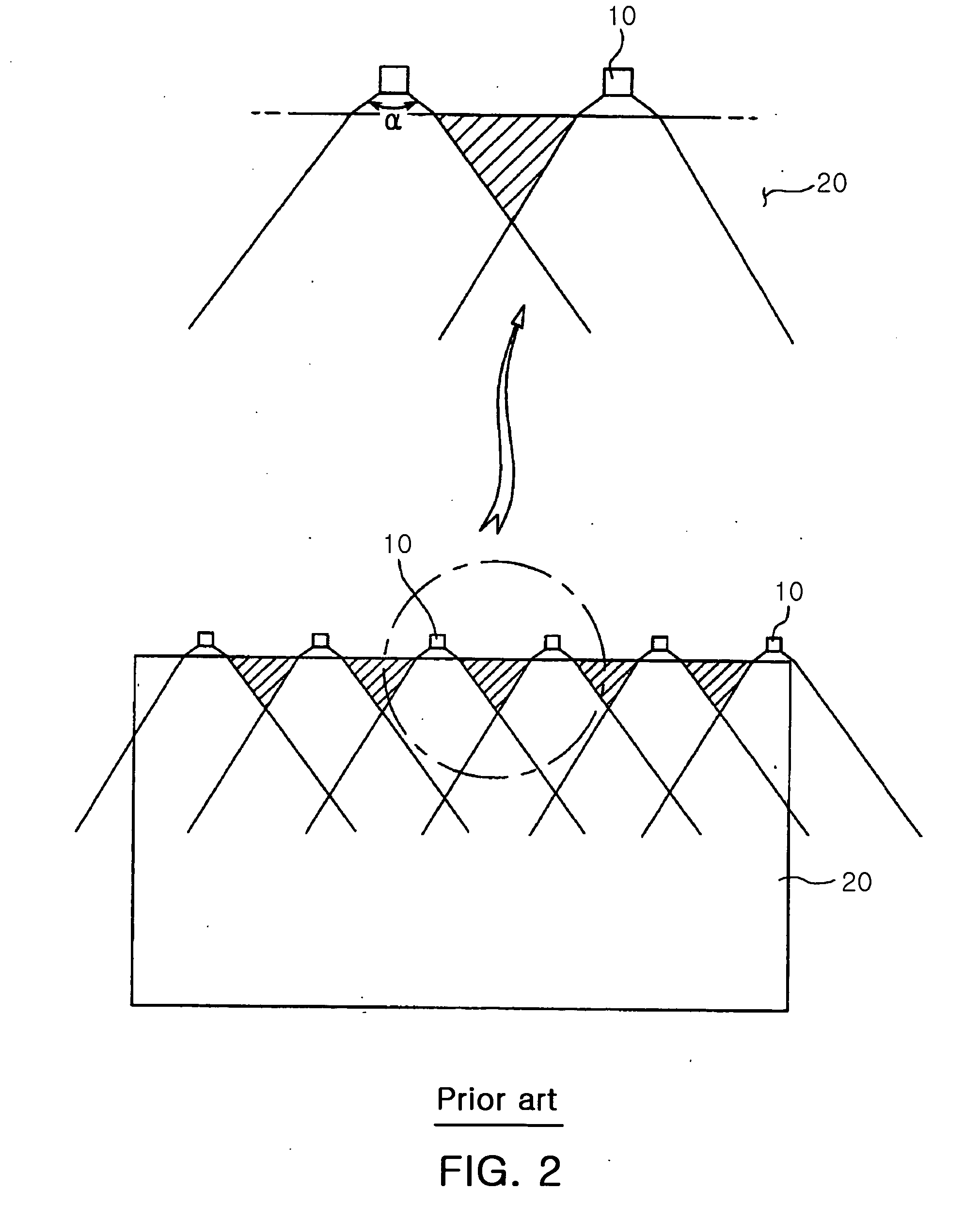 Side view light emitting diode package