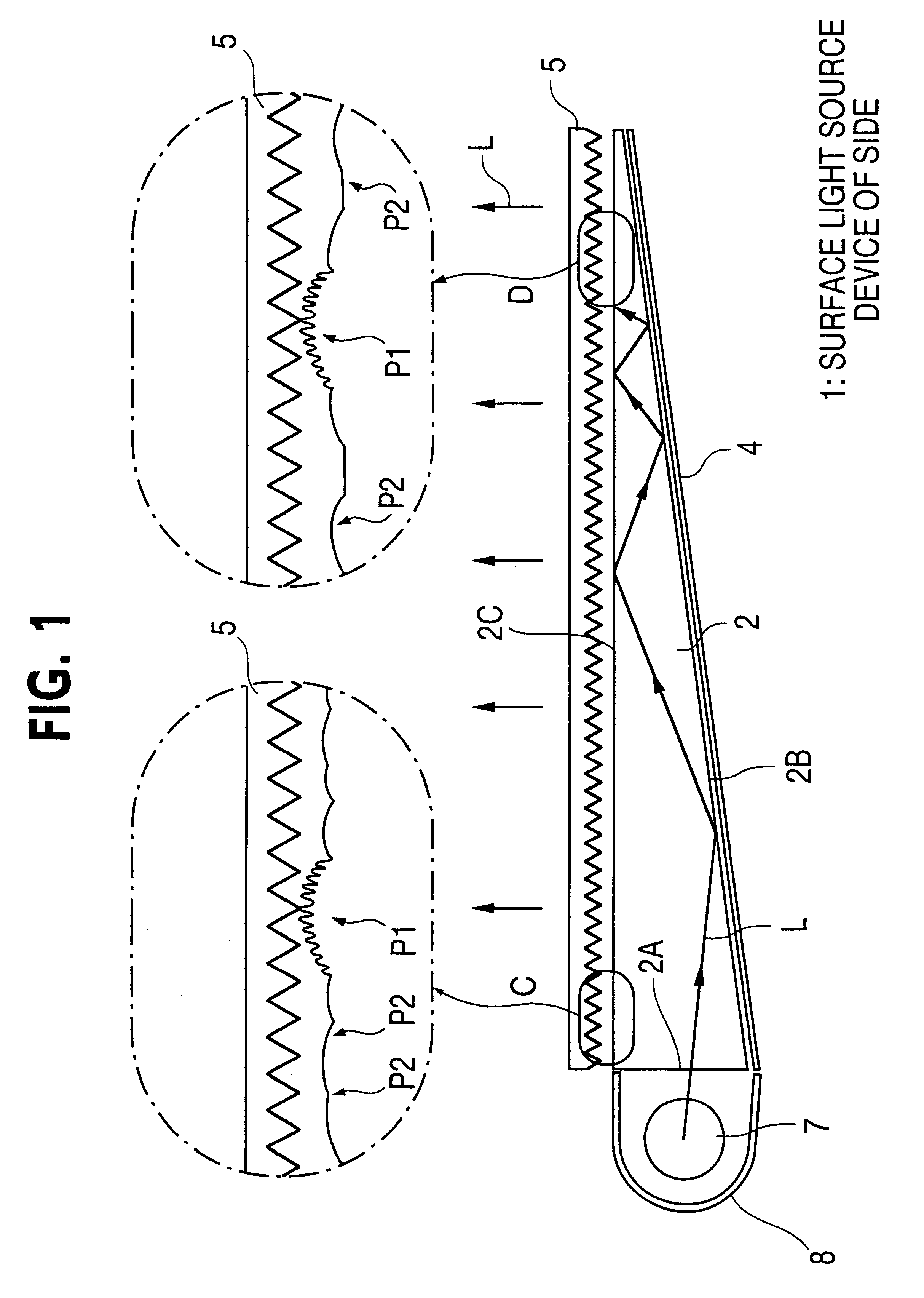 Light guide plate, surface light source device of side light type and liquid crystal display