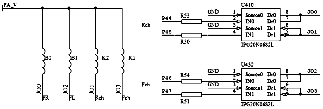 Automobile anti-lock brake electronic control unit and method combining hydraulic pressure and air pressure